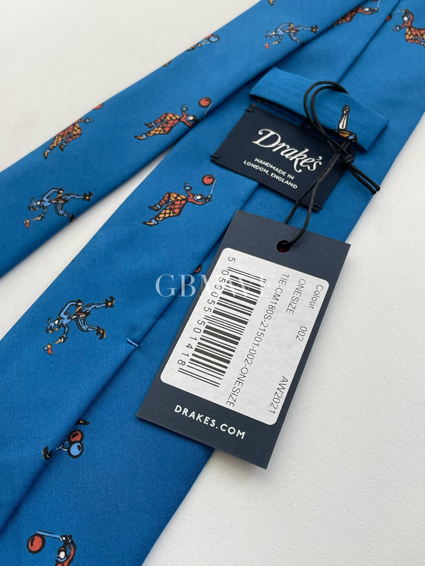 Drakes Handmade Tipped Silk Tie With Tag Circus Limited Edition