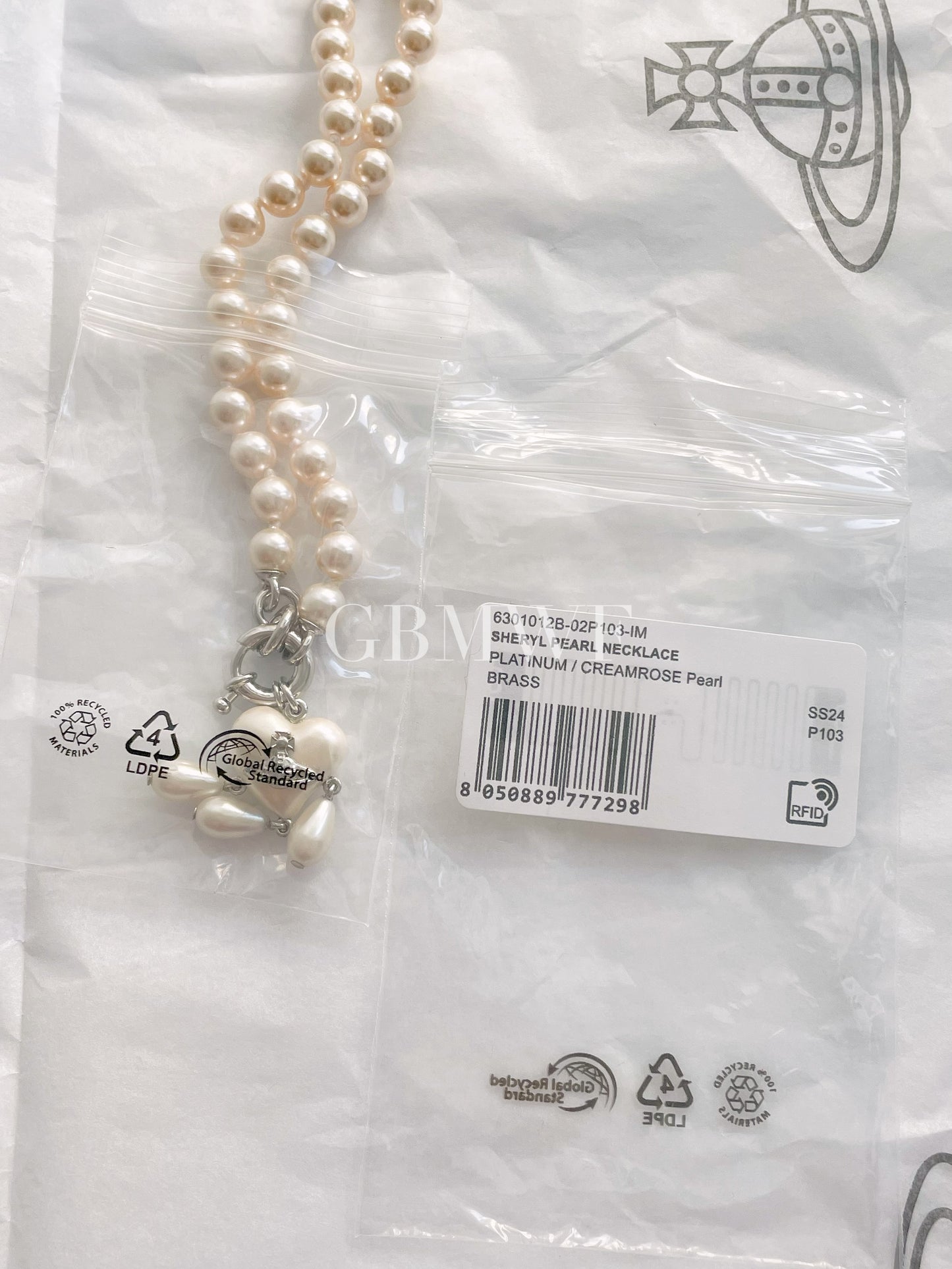 Vivienne Westwood Sheryl Pearl Necklace