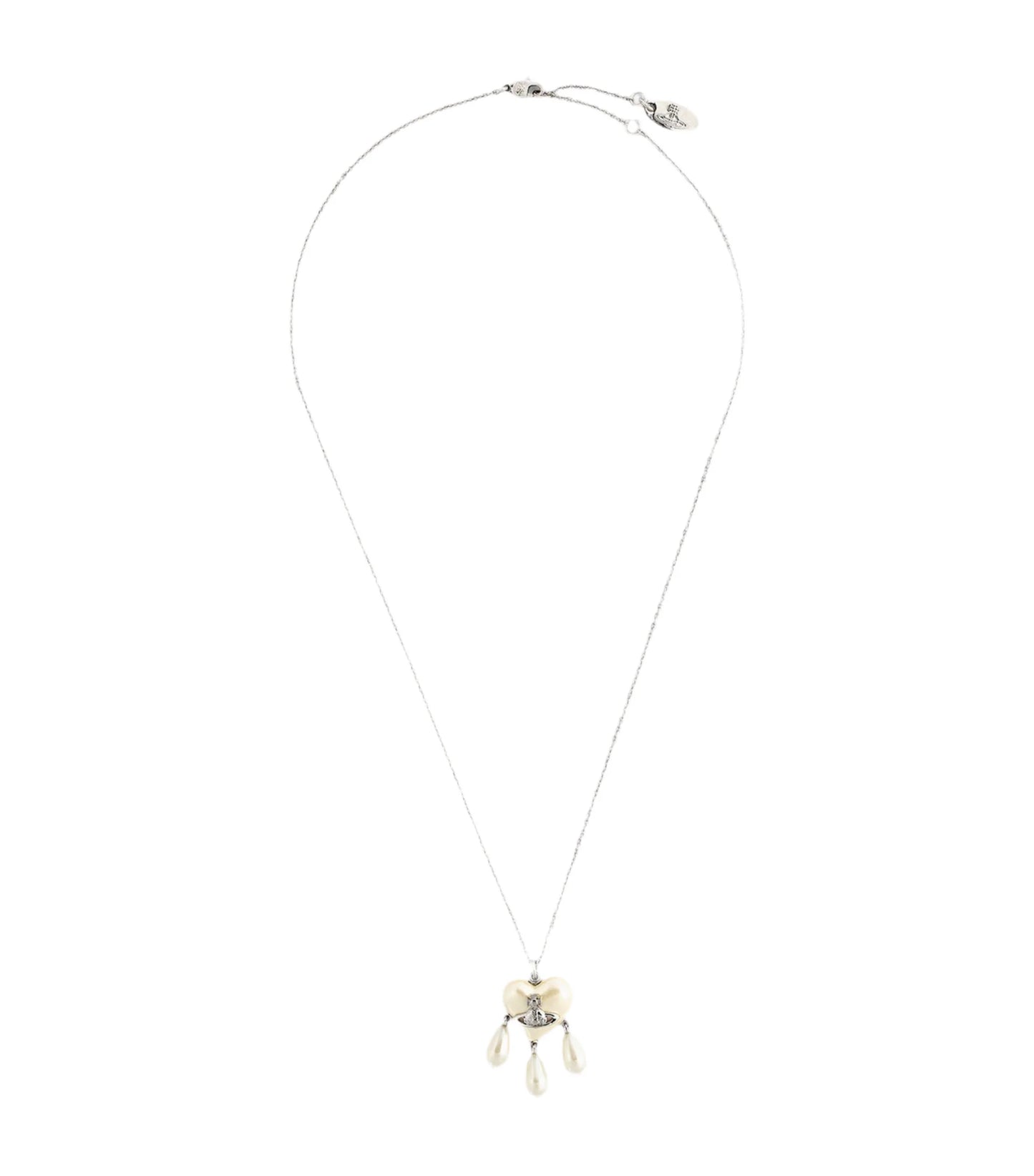 Vivienne Westwood Sheryl Pearl Pendant Necklace Silver