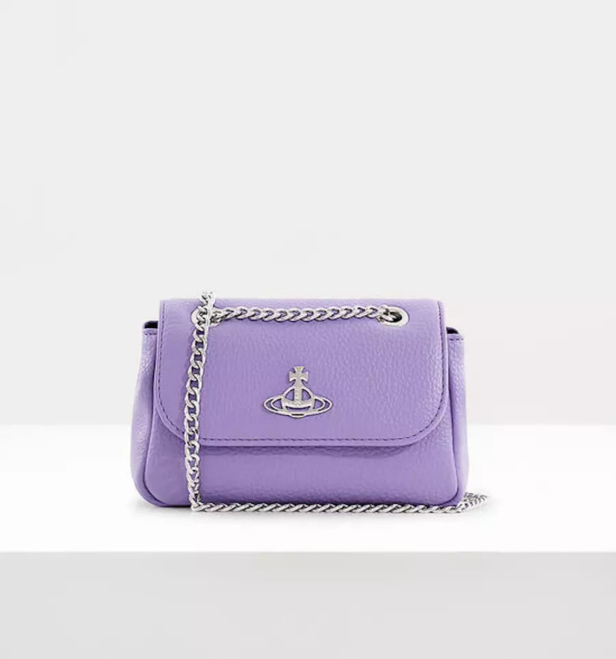 Vivienne Westwood Small Derby Purse Chain Bag Purple