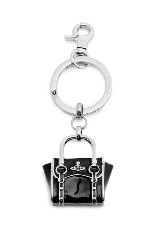 Vivienne Westwood Betty Black Keyring Bag Charm