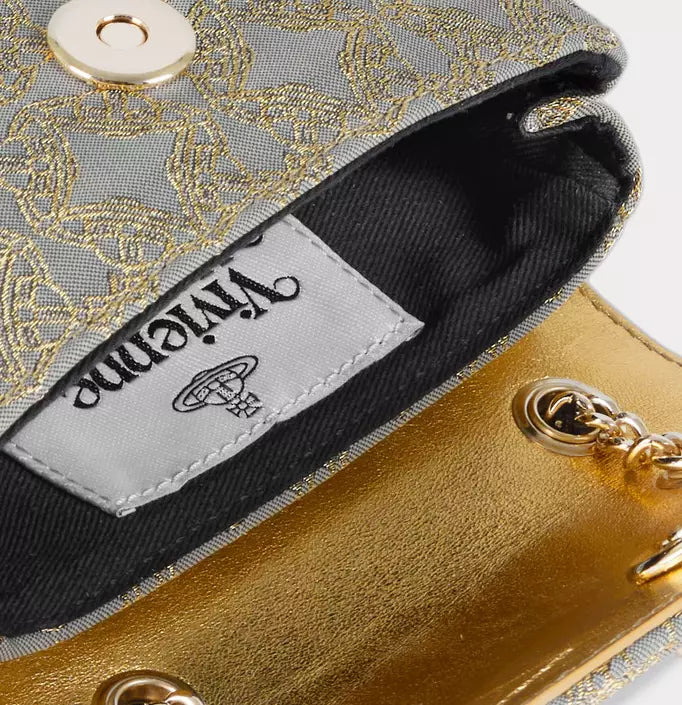 Vivienne Westwood Small Derby Purse Chain Bag Gold