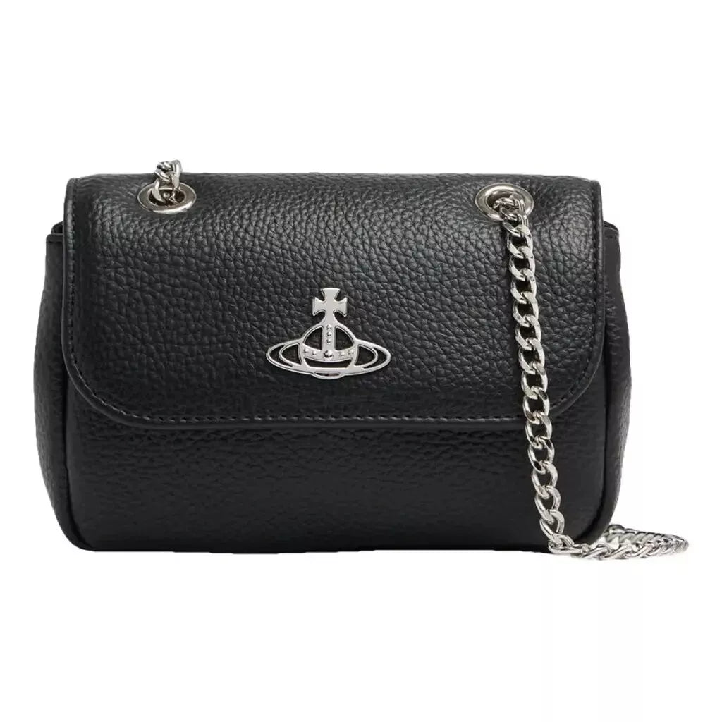 Vivienne Westwood Small Derby Purse Chain Bag Black